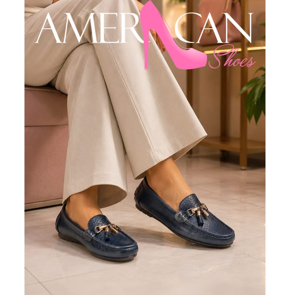 MOCASIN PLANO AZUL PETROLEO